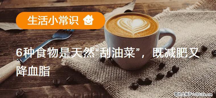 【生活小常识】6种食物是天然“刮油菜”，既减肥又降血脂 - 天水生活资讯 - 天水28生活网 tianshui.28life.com